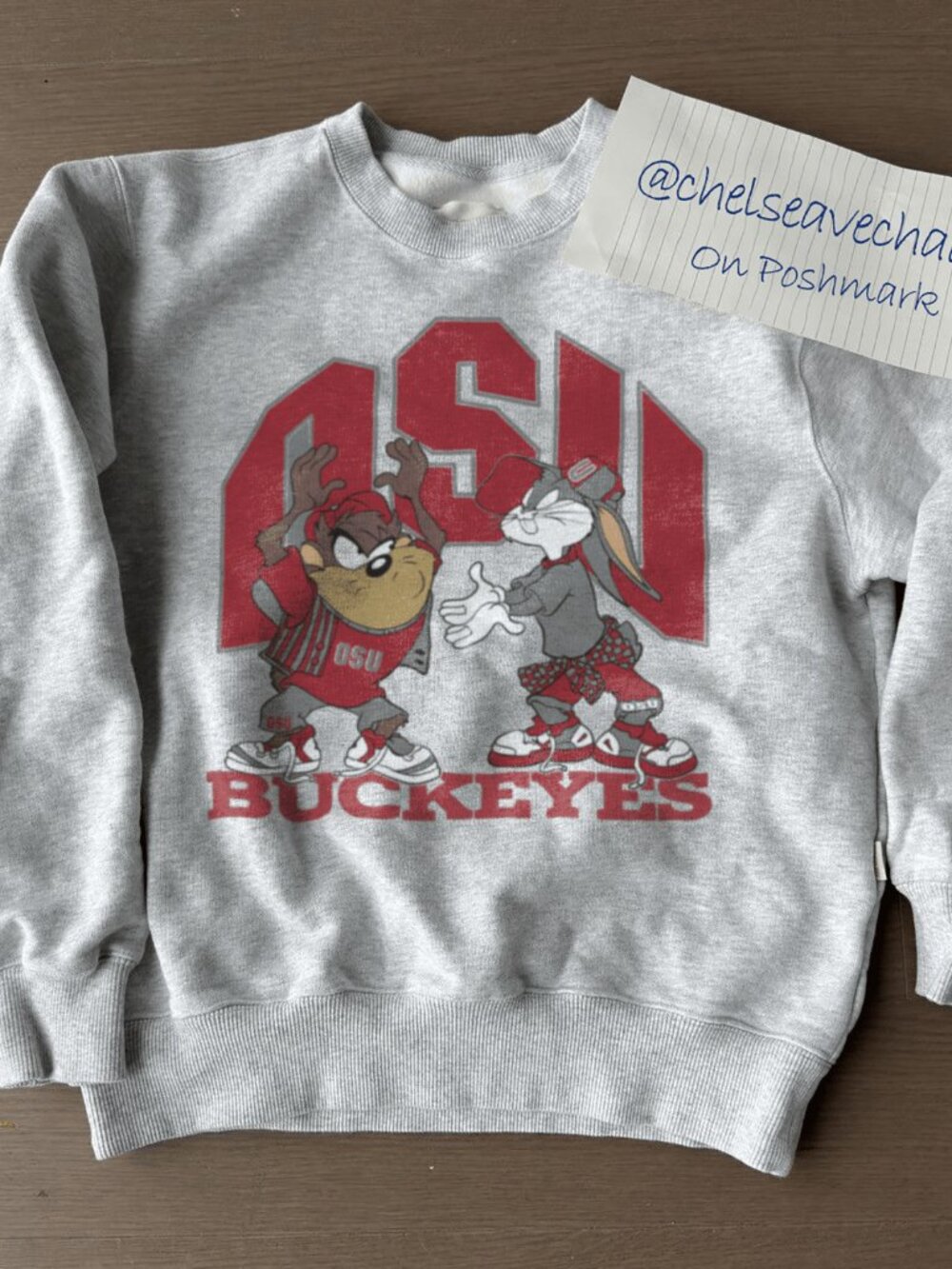 Vintage Ohio State Buckeyes Looney Tunes Football Sweater, Ohio State University